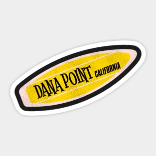 Dana Point, California Surfboard Sticker